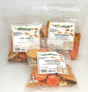 CHIPS DE LEGUMES SACHET 100 GR x 24 SACHETS