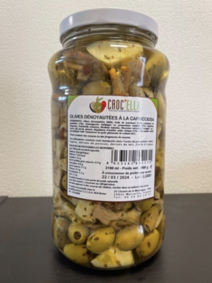 OLIVES DENOYAUTEES CAPRICCIOSA x 2 BOCAUX 2,9 KG