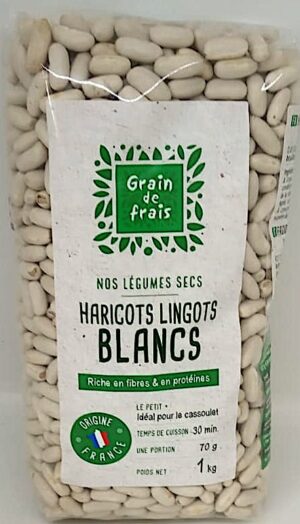HARICOTS LINGOTS BLANCS 1 KG