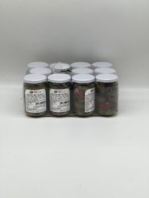Olives mix italiano mélange olives Bella di cerignola Pack de 12 bocaux 290gr