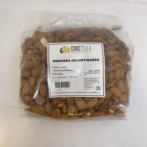 amandes decortiquees 1kg
