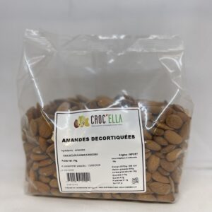 amandes decortiquees 1kg