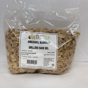 arachides blanches grillées sans sel 1kg