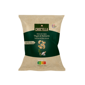 Noix de cajou thym et romarin touche fleur de sel 100 gr